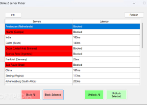 software - Counter Strike 2 Server Picker 2.2.2 screenshot