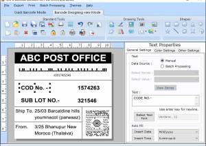 software - Courier Logistics Barcode Maker Software 9.2.3.2 screenshot