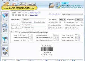 Courier Mails Barcode Maker screenshot