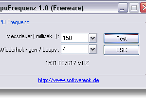 CpuFrequenz screenshot