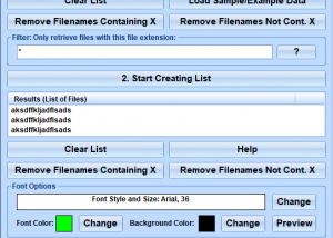 software - Create HTML List Of Files In Folders Software 7.0 screenshot