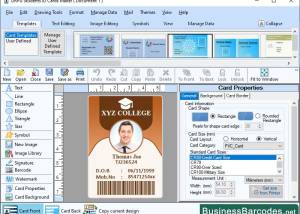 software - Create Own Student ID Card Software 11.2 screenshot