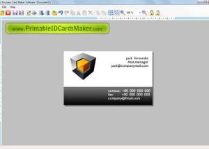 software - Creating Business Card 9.3.0.1 screenshot