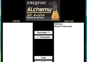 software - Creative ALchemy 1.45.01 screenshot