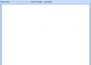 Crop JPG File Software screenshot