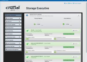 Full Crucial Storage Executive screenshot