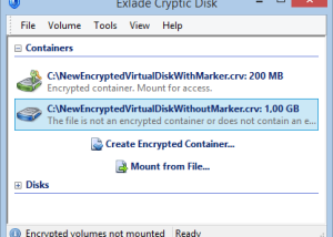 Cryptic Disk screenshot