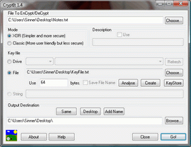 software - CryptIt 1.4 screenshot