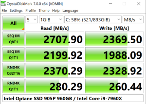 software - CrystalDiskMark Portable 8.0.5 screenshot