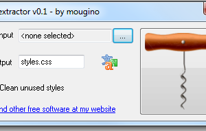 software - CSS-extractor 0.1 screenshot