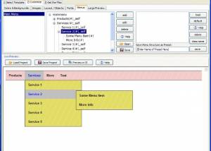 software - CSS Menu Generator 4.1 screenshot