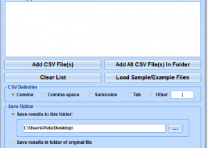 software - CSV To JSON Converter Software 7.0 screenshot