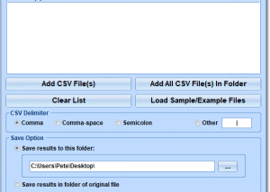 software - CSV To TSV Converter Software 7.0 screenshot