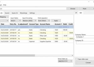 software - CSV2QBJ 4.158 screenshot