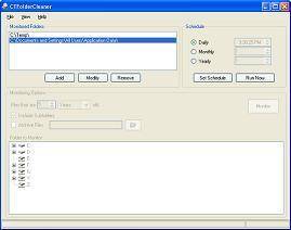 software - CTFolderCleaner 1.1 screenshot