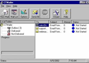 software - CTMailer 2.20 screenshot