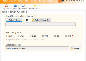 software - CubexSoft PDF to Image Converter 1.0 screenshot