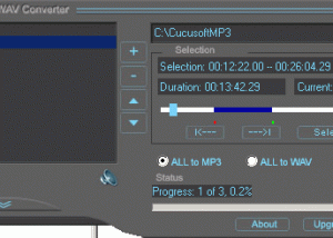 software - Cucusoft All to MP3 Converter/MP3 Ripper 2.29 screenshot