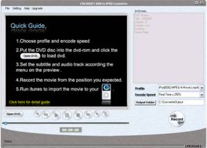 Cucusoft DVD to iPod Converter screenshot