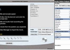 Cucusoft DVD to PSP Converter screenshot