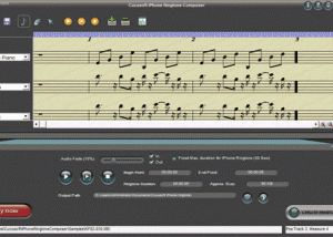 software - Cucusoft iPhone Ringtone Composer 2.05 screenshot
