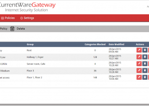 CurrentWare Gateway screenshot