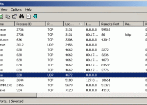 CurrPorts screenshot