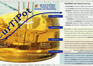 software - CurTiPot Acid-Base pH and Titration 4.3 screenshot