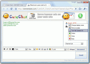 Cute Web Messenger screenshot