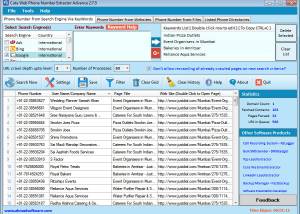 Cute Web Phone Number Extractor screenshot