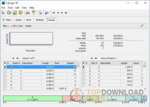 software - CutLogic 1D 5.7.2 screenshot