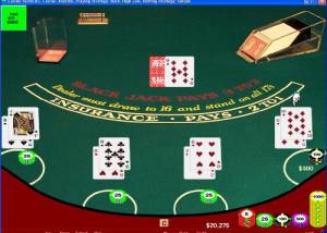 CVBasic Blackjack screenshot