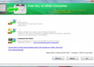 Cxoft Free Converter to ePub screenshot