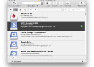 software - Cyberduck for Mac OS X 12.0.1 screenshot