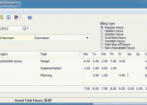 software - CyberMatrix Timesheets Enterprise 5.14 screenshot