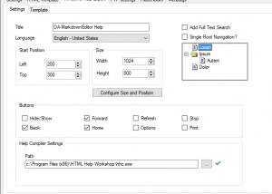 software - DA-MarkdownEditor 1.7.0 screenshot