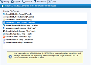 software - DailySoft MBOX to EMLX Exporter 6.2 screenshot