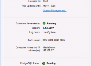 software - Daminion Server 2.0.0 B911 screenshot