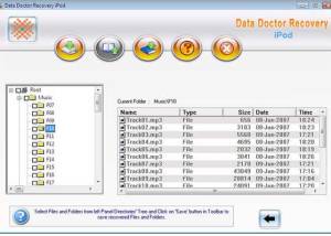 Data Doctor Recovery iPod screenshot