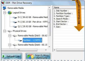 software - Data Recovery USB Drives 6.3.1.2 screenshot