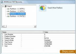 Data Restore Software for Fat screenshot