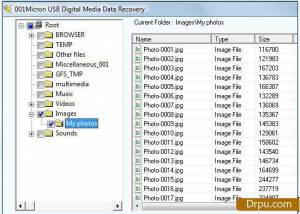 software - Data Restore Software for USB 5.0.9.3 screenshot