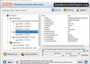 software - Data Restore Software 8.7.9.4 screenshot