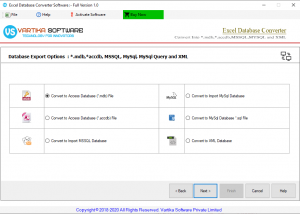 Database Converter for Excel screenshot