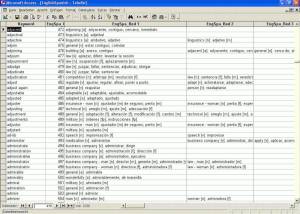 software - Database Dictionaries English 3.0 screenshot