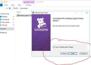 Full Datadog Agent Manager screenshot