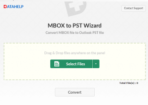 software - DataHelp Software MBOX to PST Wizard 1.0 screenshot