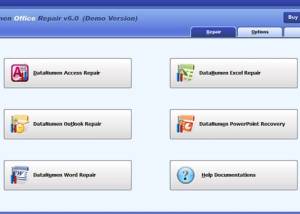DataNumen Office Repair screenshot