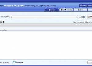 software - DataNumen Outlook Password Recovery 1.2 screenshot
