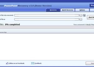 software - DataNumen PowerPoint Recovery 3.0 screenshot